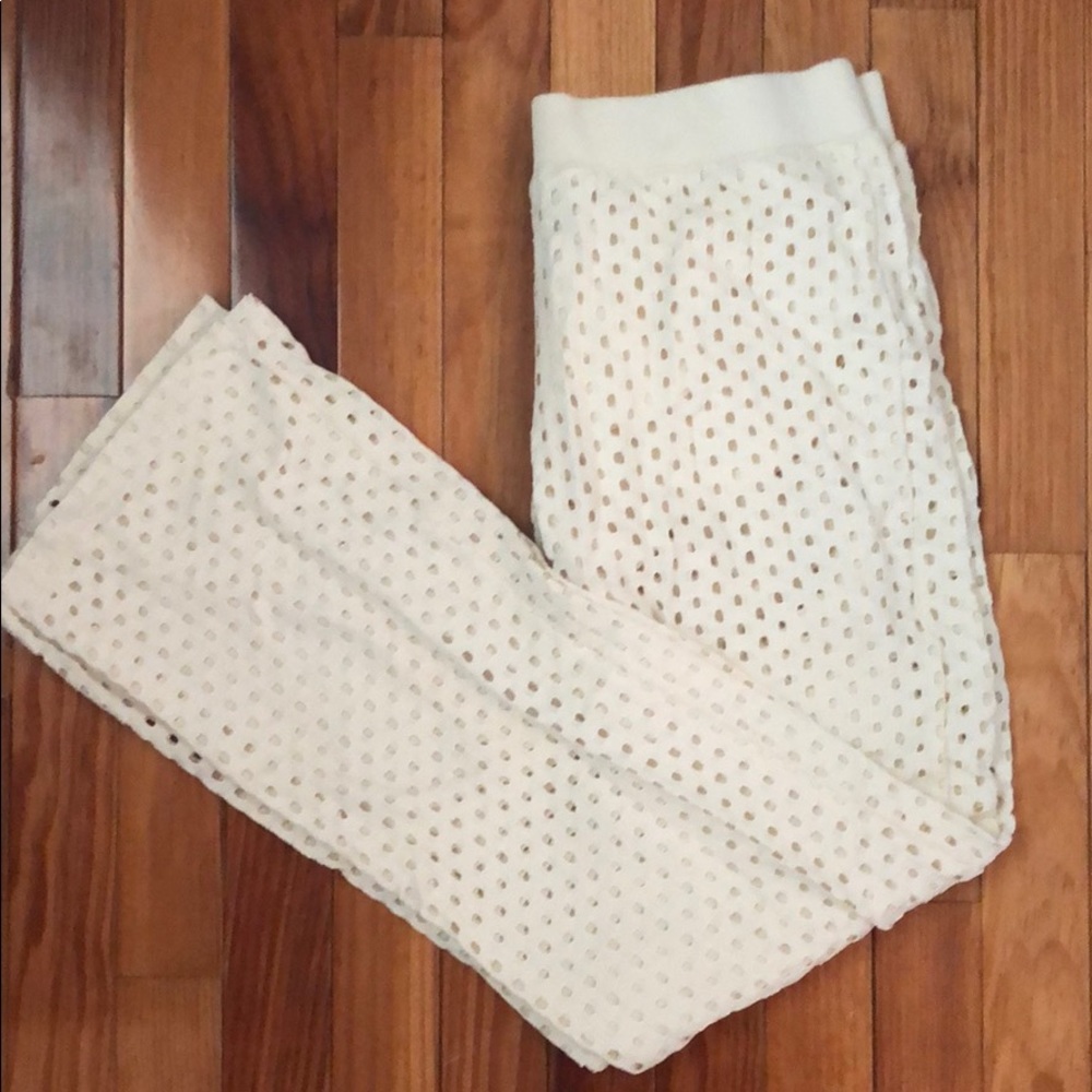 Fishnet pants with built in shorts